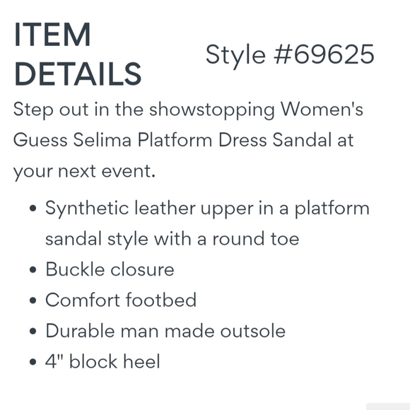 Selima platform heels Guess - Picture 11 of 11